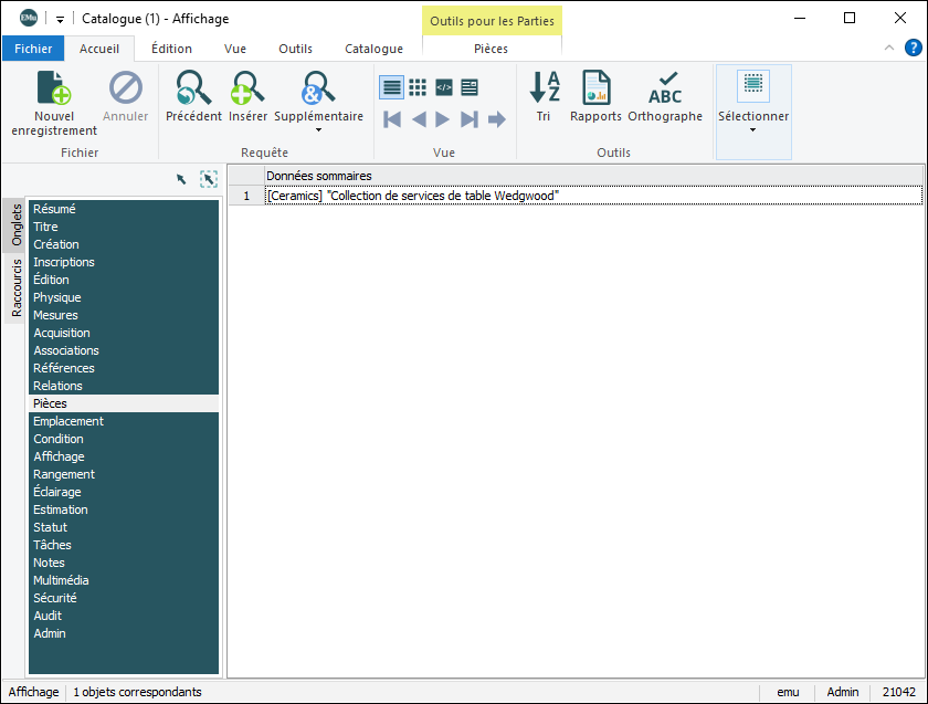Cliquez pour agrandir Vue de Liste